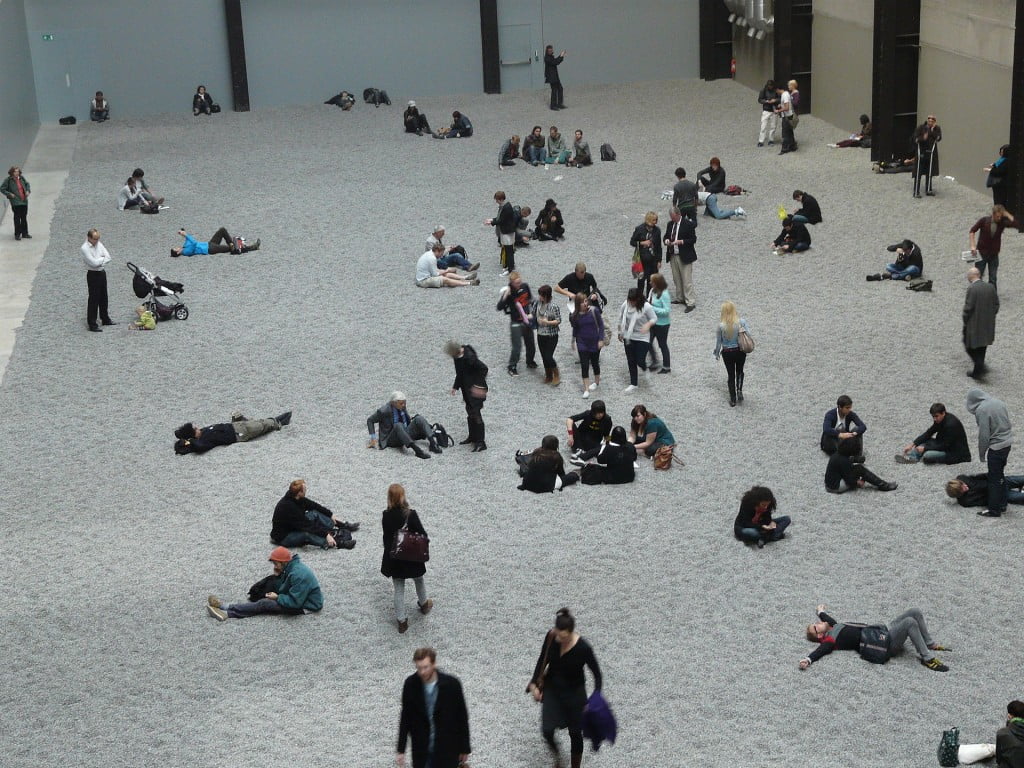 Ai Weiwei - Sunflower Seeds au Turbine Hall de la Tate Modern, octobre 2010.