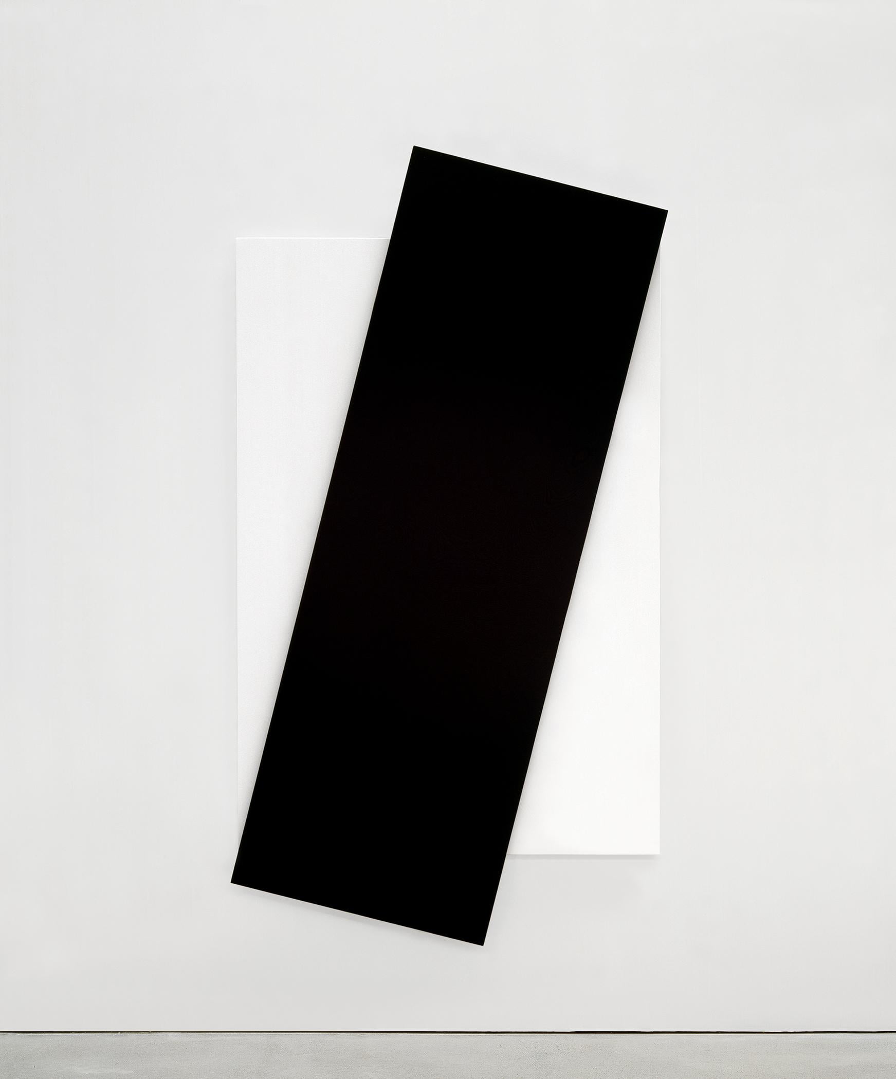 Ellsworth Kelly, Black Diagonal, 2007, . Oil on canvas, Private collection